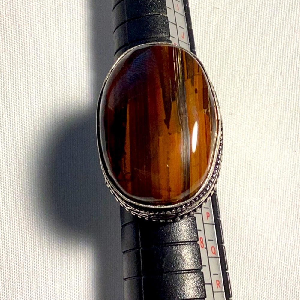 Tiger Eye Ring Size 6.5